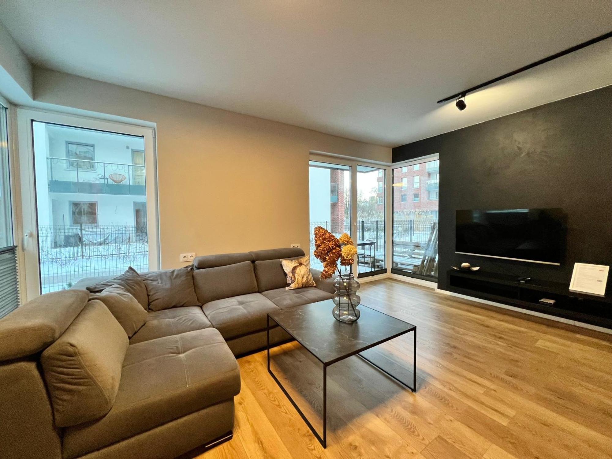 64M2 Apartment Oldtown Gdansk Yacht Marina Exteriör bild