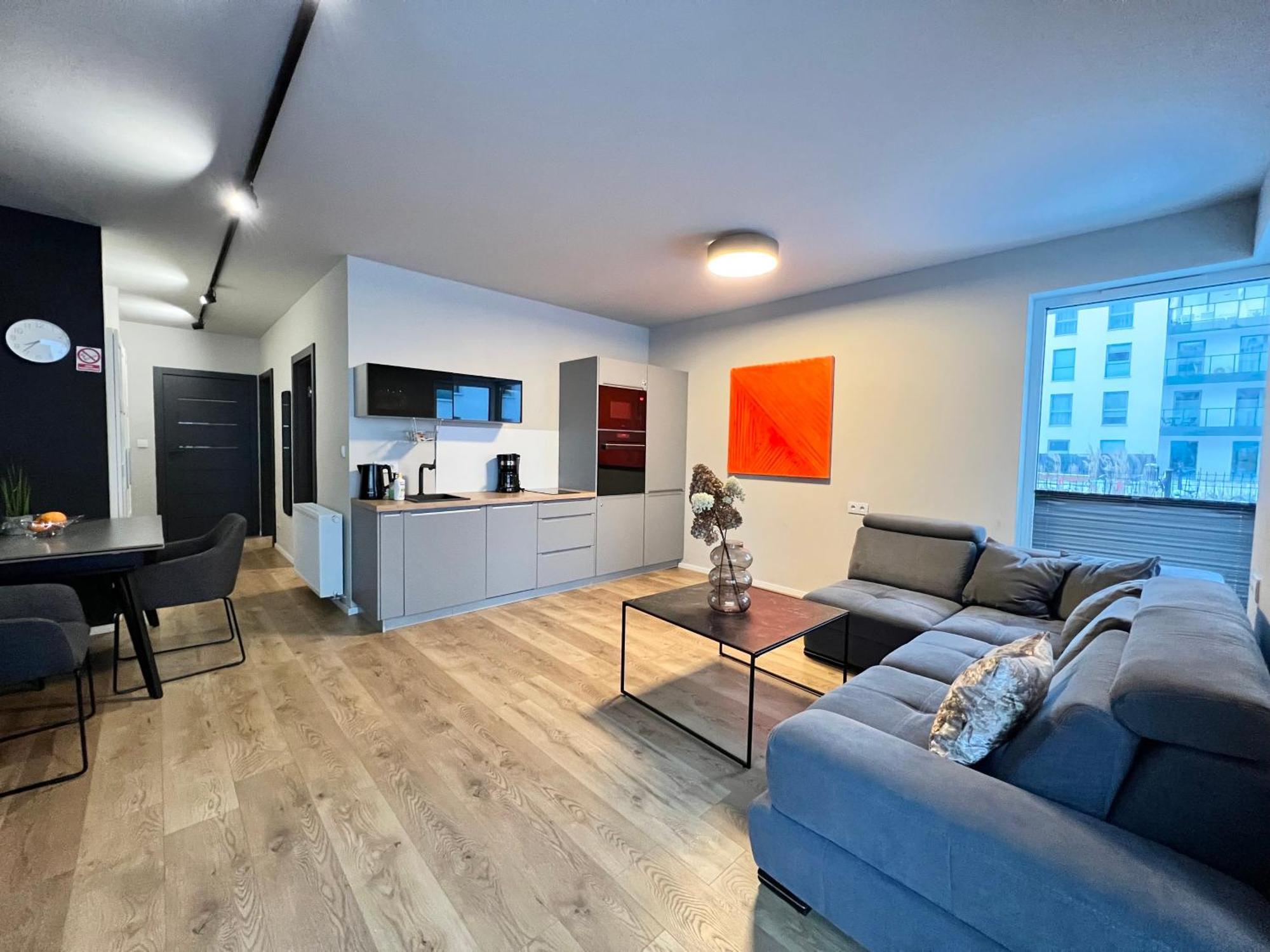 64M2 Apartment Oldtown Gdansk Yacht Marina Exteriör bild